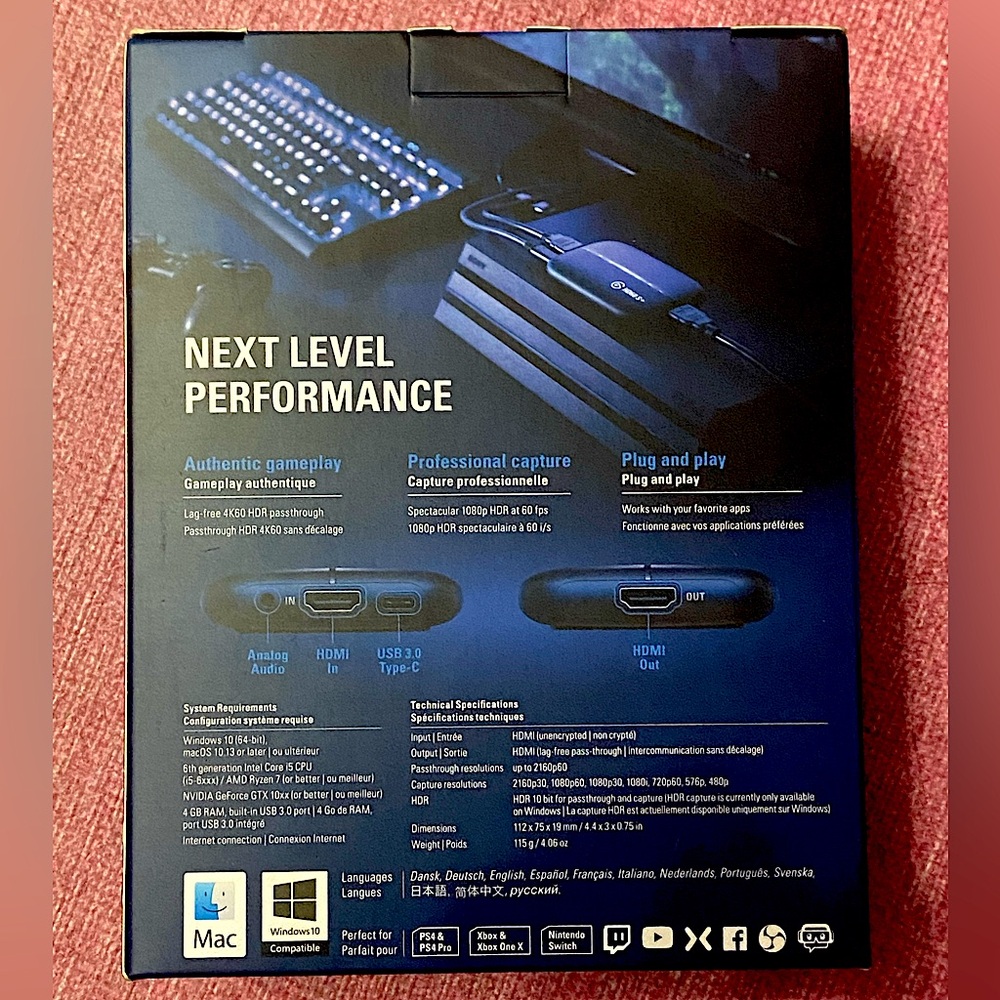 Elgato HD60 S+ external capture card, mac and windows compatible - Picture 2 of 4
